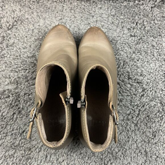 Dansko Henley Taupe Burnished Calf Women's Ankle Boots size EU 38 US 7.5-8 - Picture 5 of 8